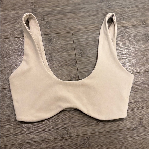 Joah brown contour bra sueded Yuma Cream Bralette xs/s - Picture 5 of 9